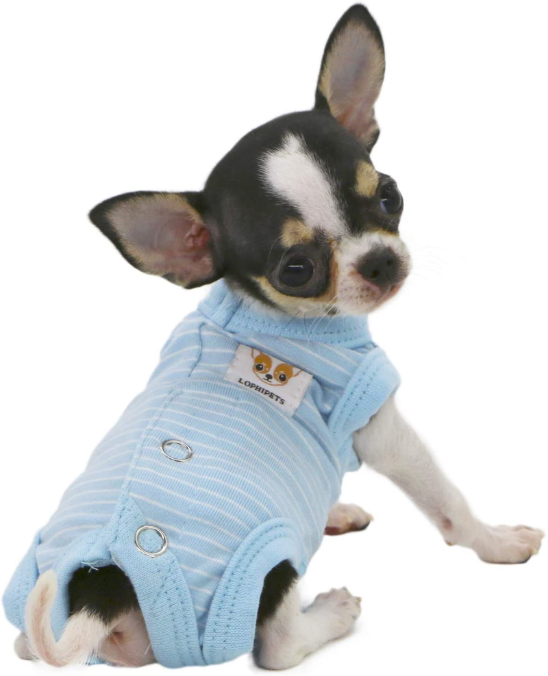 LOPHIPETS Girl Dog Shirts Recovery Suit Pajamas for Puppy Small Dogs Teacup Chihuahua Yorkie Animals & Pet Supplies > Pet Supplies > Dog Supplies > Dog Apparel LOPHIPETS   