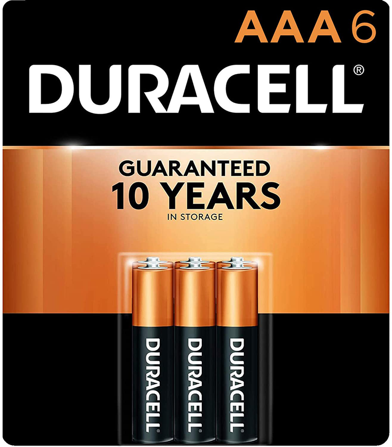Duracell - CopperTop AAA Alkaline Batteries - Long Lasting, All-Purpose Triple A Battery for Household and Business - 16 Count Electronics > Electronics Accessories > Power > Batteries Duracell 6 Count  