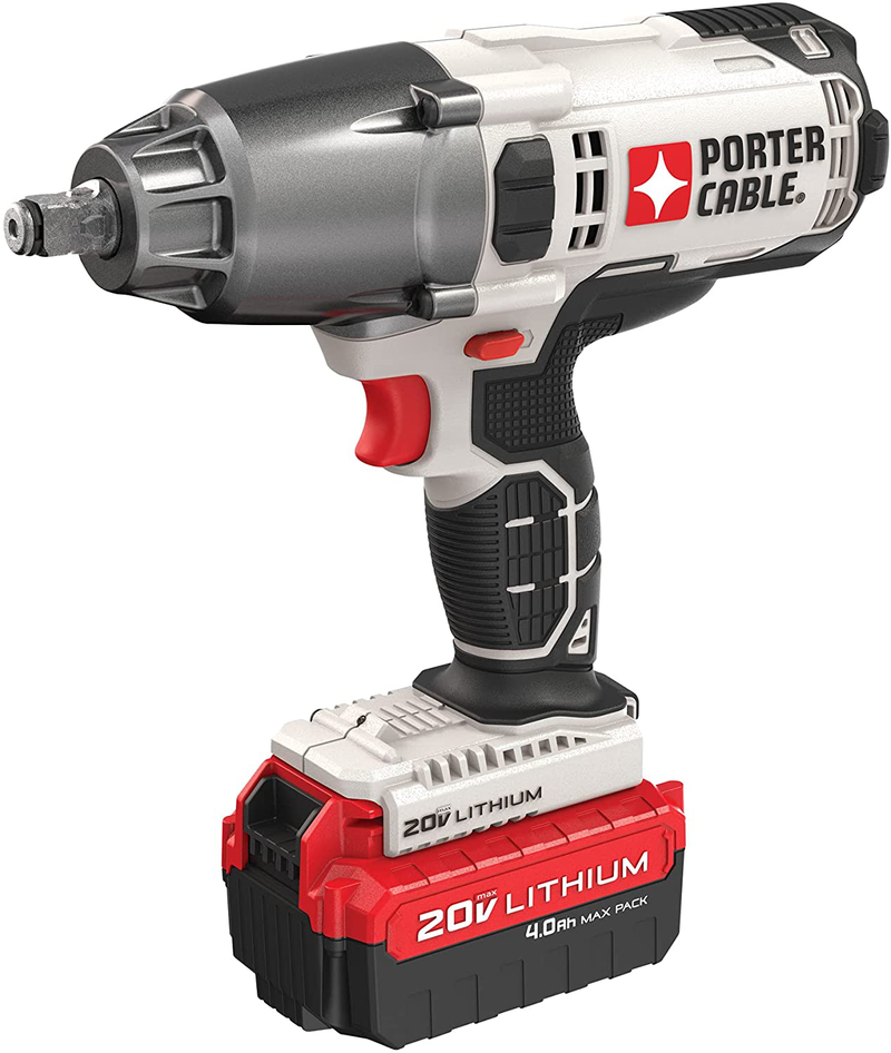 PORTER-CABLE 20V MAX Impact Wrench, 1/2-Inch (PCC740LA) Hardware > Tools > Multifunction Power Tools PORTER-CABLE Impact Wrench  