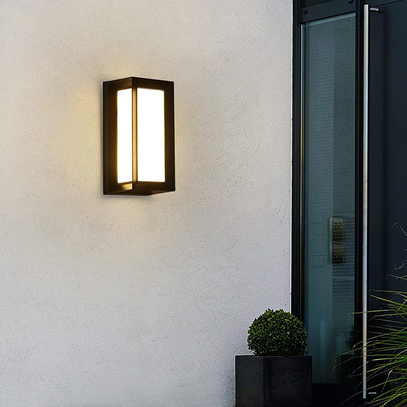 Outdoor Wall Light Modern Porch Wall Lamp 18W LED Wall Sconce Exterior Wall Mount Wall Lights Suitable for Indoor and Outdoor Decoration Lighting(3000K)