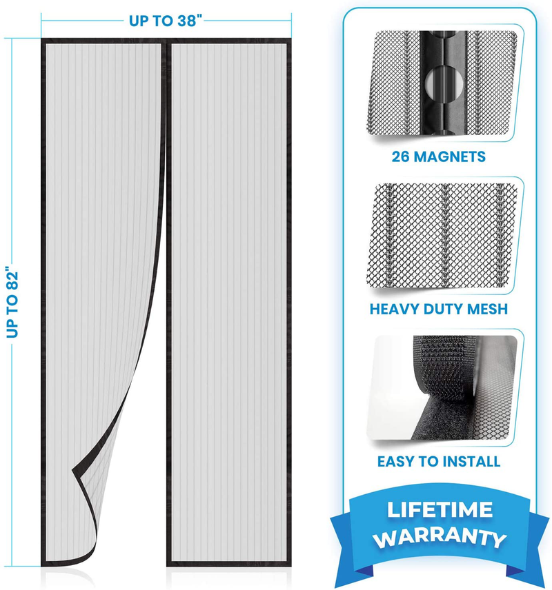 Flux Phenom Magnetic Screen Door - Retractable Mesh with Self Sealing Magnets - Keeps Nature Out Sporting Goods > Outdoor Recreation > Camping & Hiking > Mosquito Nets & Insect Screens Flux Phenom   
