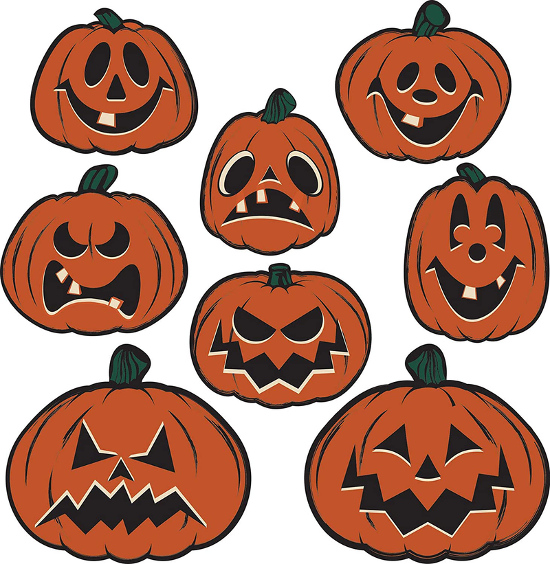 Pumpkin Vintage Halloween Cutouts - 8 Pcs. Arts & Entertainment > Party & Celebration > Party Supplies Beistle   