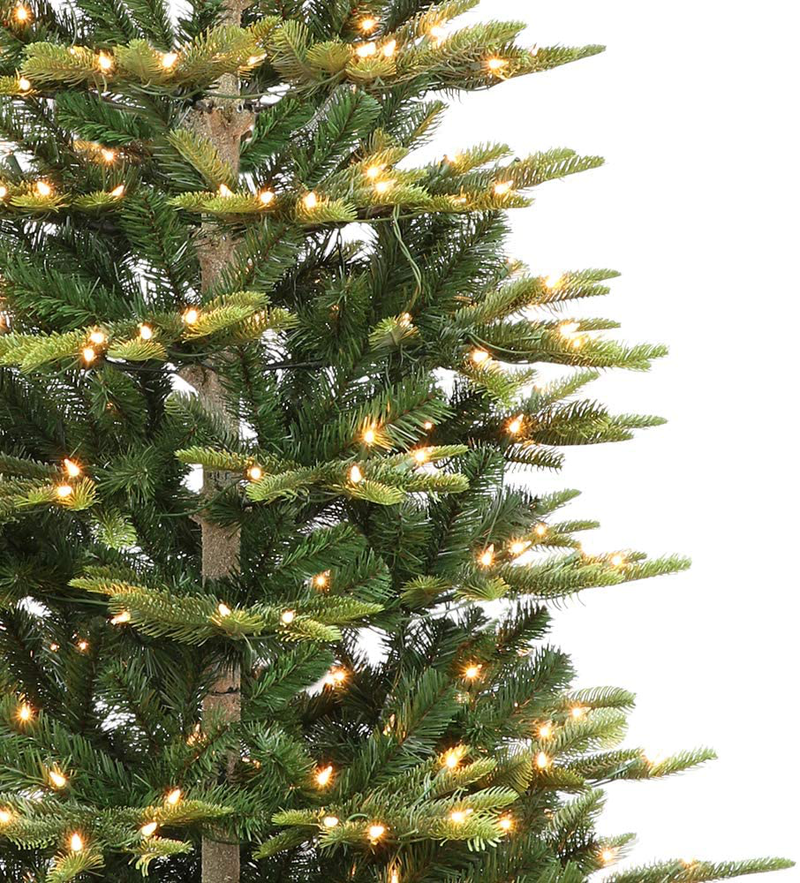 Puleo International 6.5 Foot Pre-Lit Slim Aspen Fir Artificial Christmas Tree with 350 UL-Listed Clear Lights Home & Garden > Decor > Seasonal & Holiday Decorations > Christmas Tree Stands Puleo International   