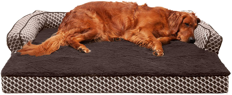 Furhaven Orthopedic Dog Beds for Small, Medium, and Large Dogs, CertiPUR-US Certified Foam Dog Bed Animals & Pet Supplies > Pet Supplies > Dog Supplies > Dog Beds Furhaven Diamond Brown Egg Crate Orthopedic Foam Jumbo (Pack of 1)