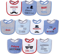 Hudson Baby Unisex Baby Cotton Terry Drooler Bibs with Fiber Filling Home & Garden > Decor > Seasonal & Holiday Decorations Hudson Baby Handsome Eyes One Size 