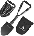 Extremus Trench Folding Camping Shovel, Military Emergency Shovel, Firefighting Shovel, Trenching Tool, Portable Shovel, Great for Backpacking, Carbon Steel Handle and Blade, Folds to 8”, Storage Bag. Sporting Goods > Outdoor Recreation > Camping & Hiking > Camping Tools Extremus Black Shovel  