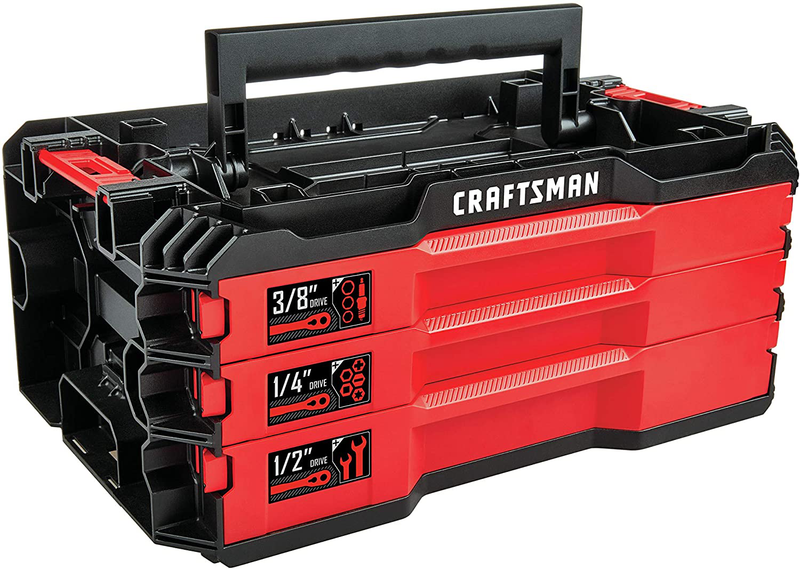 CRAFTSMAN Mechanics Tools Kit with 3 Drawer Box, 216-Piece (CMMT99206) Hardware > Tools > Tool Sets Craftsman Default Title  