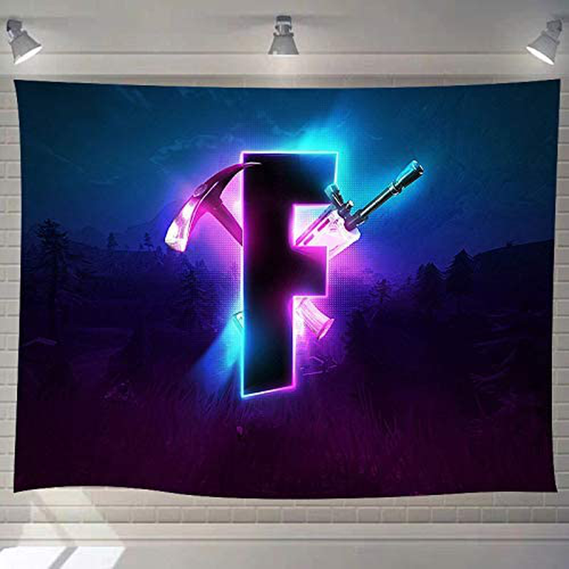 DBLLF Video Gaming Tapestry Funny Cool Game Theme Stuff Tapestries for Men Teen Boy Bedroom, Funny Modern Video Game Tapestries Poster Blanket College Dorm Home Decor 80”60” DBZY0601 Home & Garden > Decor > Artwork > Decorative TapestriesHome & Garden > Decor > Artwork > Decorative Tapestries DBLLF 100Wx90L  