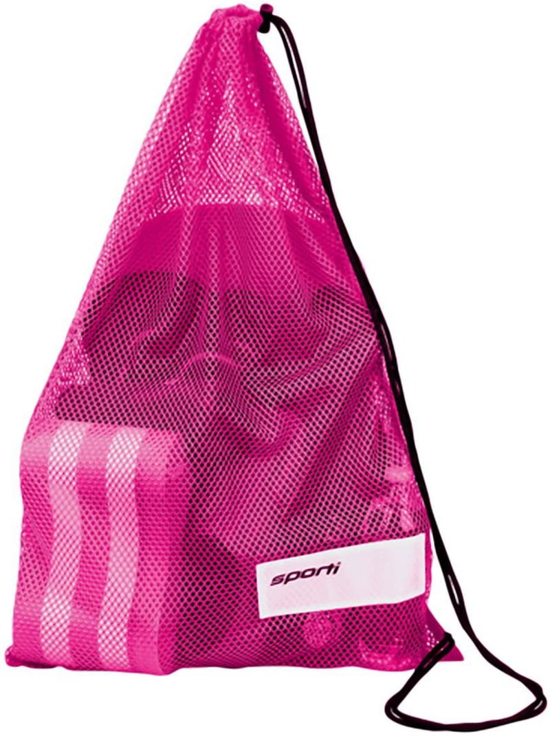 Sporti Mesh Equipment Bag Sporting Goods > Outdoor Recreation > Boating & Water Sports > Swimming Sporti Pink  