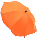Silfrae Baby Stroller Umbrella UV Rays Umbrella Rainproof Parasol Home & Garden > Lawn & Garden > Outdoor Living > Outdoor Umbrella & Sunshade Accessories Silfrae Orange  