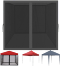 Mosquito Netting Outdoor Screen House Tent Screen Wall with Zipper for Camping, Patio, 10X 10 Gazebo and Tent (Mosquito Net Only White) Sporting Goods > Outdoor Recreation > Camping & Hiking > Mosquito Nets & Insect Screens GREARDEN screen house in black  