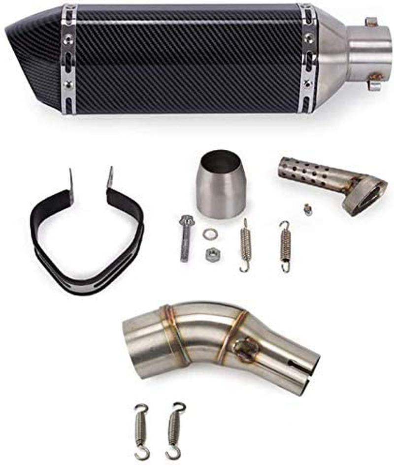 Motorcycle Slip on Exhaust system With Muffler Compatible with Yamaha Yzf R3 R25 2015-2018  ‎Ruian soto trade Co.,LTD.   
