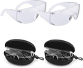 Safety Goggles - Auncley Tools Home Improvement Safety & Security Glasses Personal Protective Equipment Safety Glasses Health & Beauty > Health Care > First Aid > First Aid Kits AUNCLEY 2pk Slim Goggles  