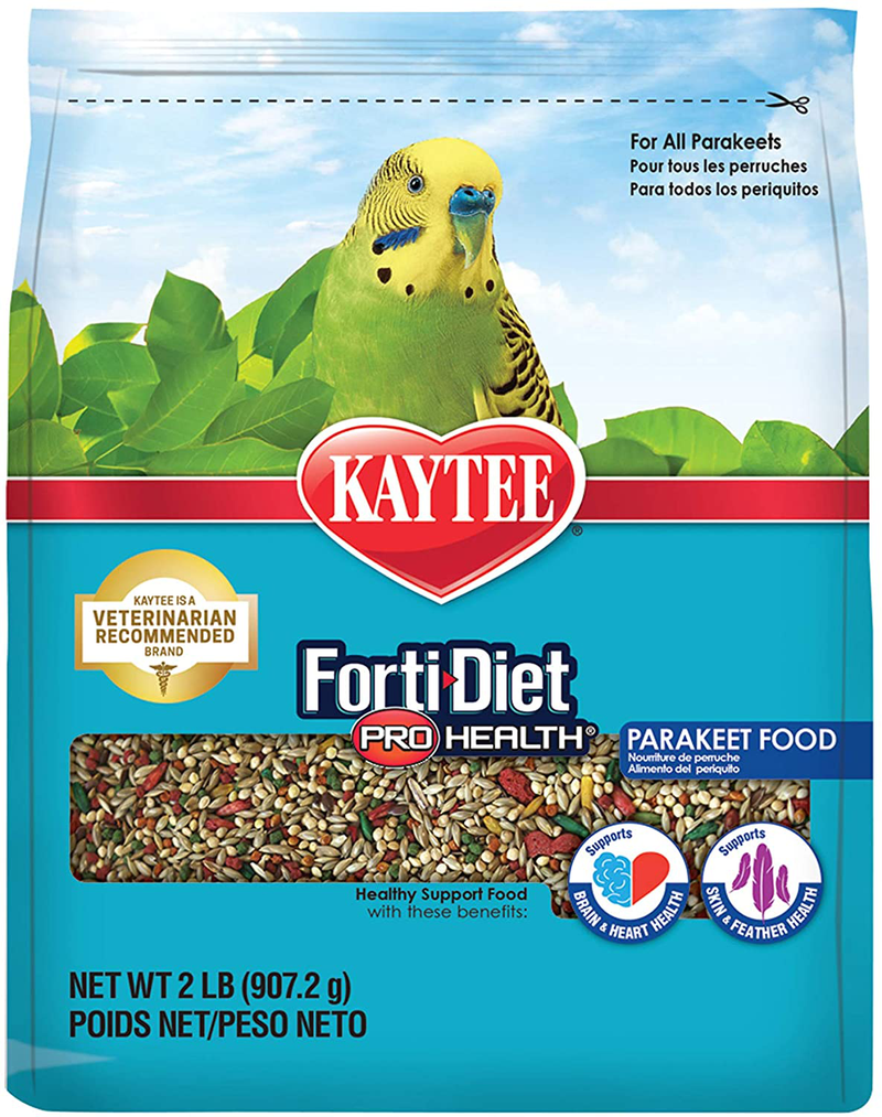 Kaytee Forti-Diet Pro Health Parakeet Food Animals & Pet Supplies > Pet Supplies > Bird Supplies > Bird Food Kaytee 2 Pound (Pack of 1)  