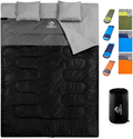 Oaskys Camping Sleeping Bag - 3 Season Warm & Cool Weather - Summer, Spring, Fall, Lightweight, Waterproof for Adults & Kids - Camping Gear Equipment, Traveling, and Outdoors Sporting Goods > Outdoor Recreation > Camping & Hiking > Sleeping Bags oaskys Dark 59in x 86.6" 