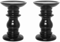 Hosley Set of 3 Ceramic White Pillar Candle Holders Two 6 Inch and One 9.5 Inch High. Ideal for LED and Pillar Candles Gifts for Wedding Party Home Spa Reiki Aromatherapy Votive Candle Gardens P2 Home & Garden > Decor > Home Fragrance Accessories > Candle Holders Hosley 3-black Set of 2-6" H 