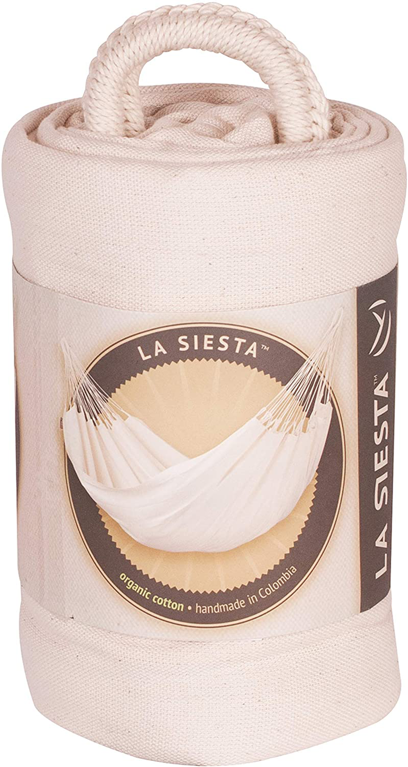 LA SIESTA Modesta Latte - Organic Cotton Single Classic Hammock