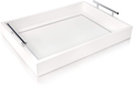 Deluxe Tray for Coffee Table – Beautiful White Tray Decor & Coffee Table Tray for Your Home 16x12 Home & Garden > Decor > Decorative Trays AZW Services White  