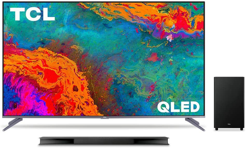 TCL 50-inch 5-Series 4K UHD Dolby Vision HDR QLED Roku Smart TV - 50S535, 2021 Model Electronics > Video > Televisions TCL TV with Alto 9 Sound Bar 75-Inch 