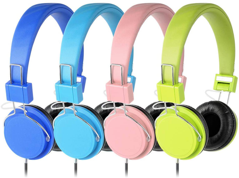 Kaysent Heavy Duty Classroom Headphones Set for Students - (KPB-10Mixed) 10 Packs Multi-Colors Kids' Headphones for School, Library, Computers, Children and Adult(No Microphone) Electronics > Audio > Audio Components > Headphones & Headsets > Headphones Kaysent 4 Mixed  