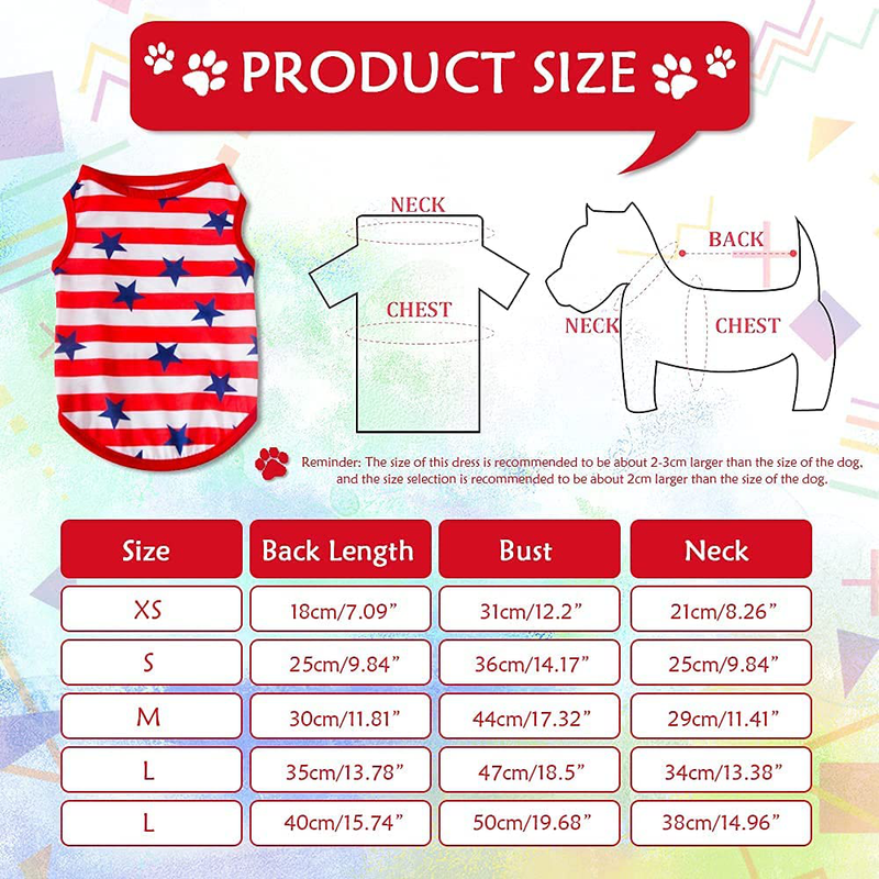 Sebaoyu 4-Pack Puppy Clothes for Small Dogs Girl Boy Summer Dog Clothes Outfit Cute Cat T-Shirt Apparel Soft Pup Costume Vest for Ropa Para Perros Yorkie Medium Female Male Breed Animals & Pet Supplies > Pet Supplies > Cat Supplies > Cat Apparel Sebaoyu   