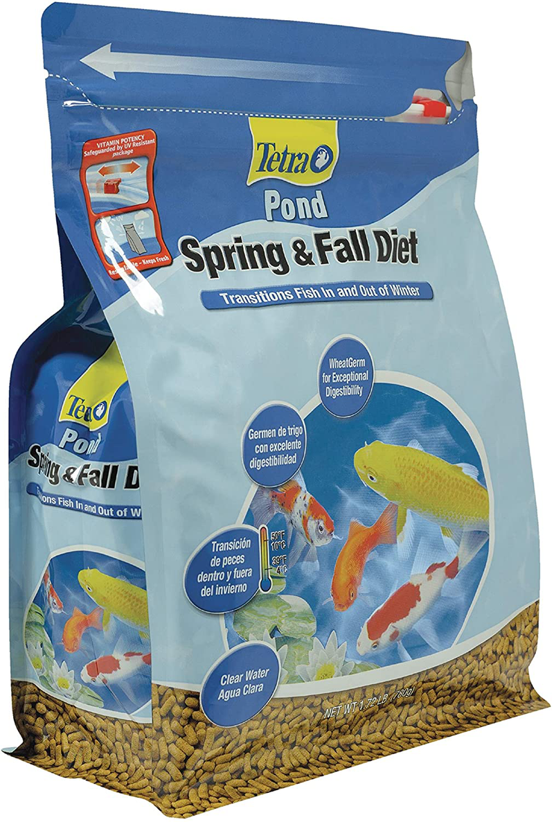 TetraPond Spring and Fall Diet Floating Pond Sticks Fish Food Animals & Pet Supplies > Pet Supplies > Fish Supplies > Fish Food Tetra Pond 1.72 Pound (Pack of 1)  