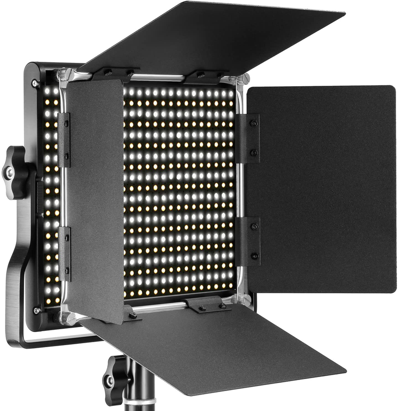 Neewer 2 Pieces Bi-color 660 LED Video Light and Stand Kit Includes:(2)3200-5600K CRI 96+ Dimmable Light with U Bracket and Barndoor and (2)75 inches Light Stand for Studio Photography, Video Shooting Cameras & Optics > Photography > Lighting & Studio Neewer   