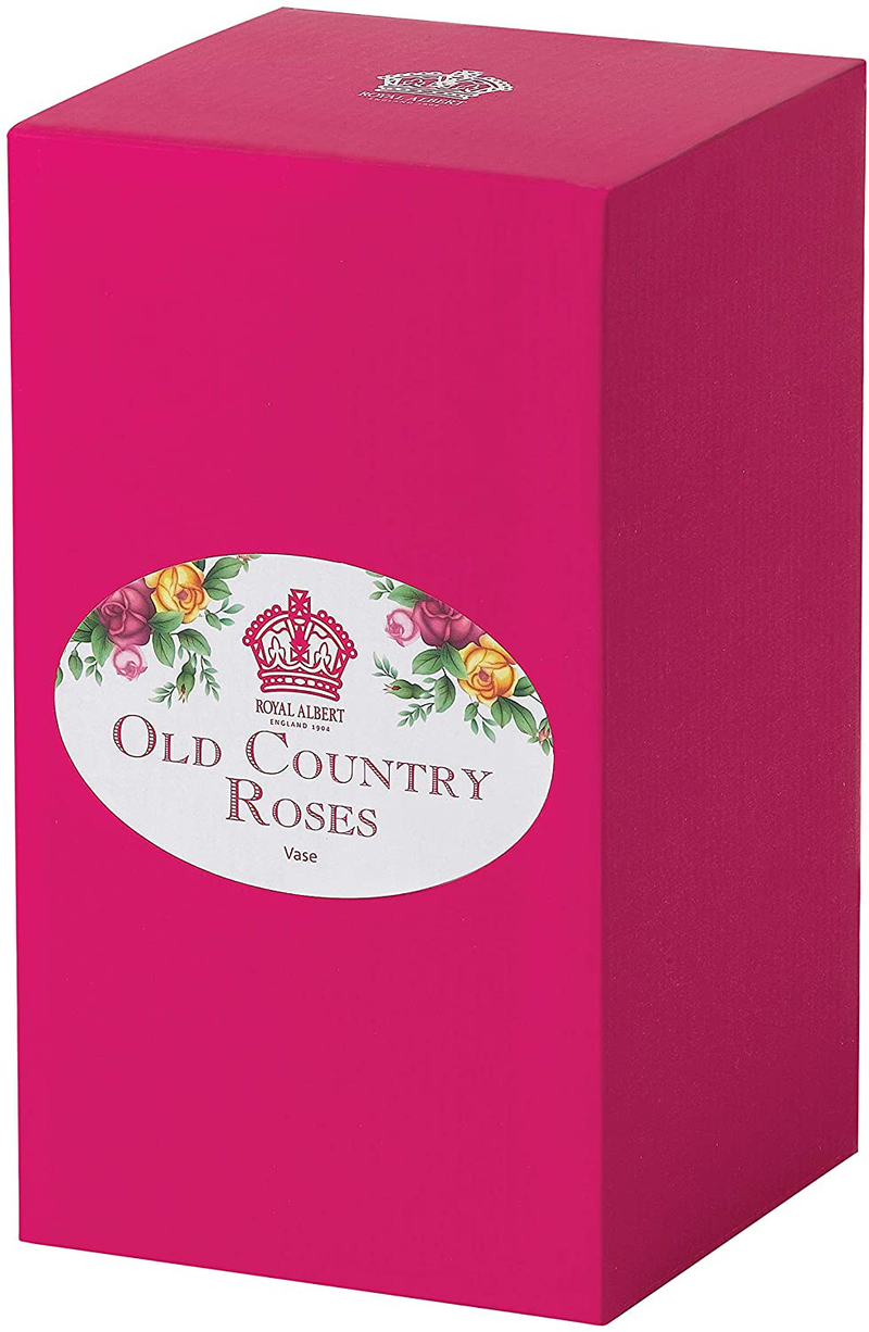 Royal Albert Old Country Roses 8.7" Vase, Inch, Multicolored Home & Garden > Decor > Vases Royal Albert   