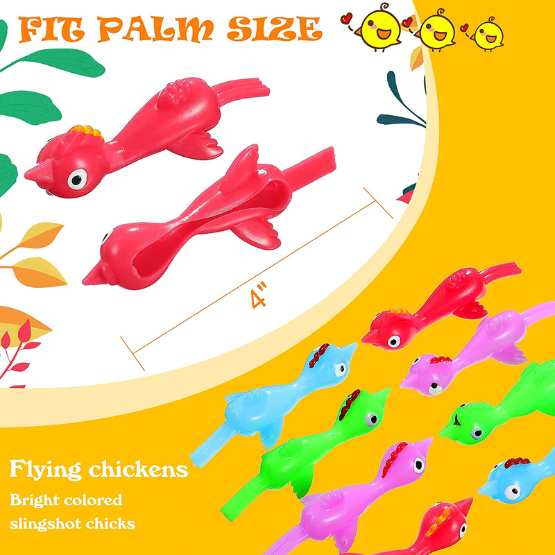 Sumind 32 Pieces Sling Shot Chicken Catapult Toy, Flying Chicken Toy, Stretchy Chicken Toy for Fun Christmas Easter Chicken Party Activities for Teens Home & Garden > Decor > Seasonal & Holiday Decorations& Garden > Decor > Seasonal & Holiday Decorations Sumind   