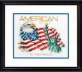 Darice Dimensions 'Illustrated USA' Patriotic 50 States Counted Cross Stitch Kit, 14 Count White Aida Cloth, 14" x 10", Red Arts & Entertainment > Hobbies & Creative Arts > Arts & Crafts > Art & Crafting Tools > Craft Measuring & Marking Tools > Stitch Markers & Counters DIMENSIONS American Patriot  