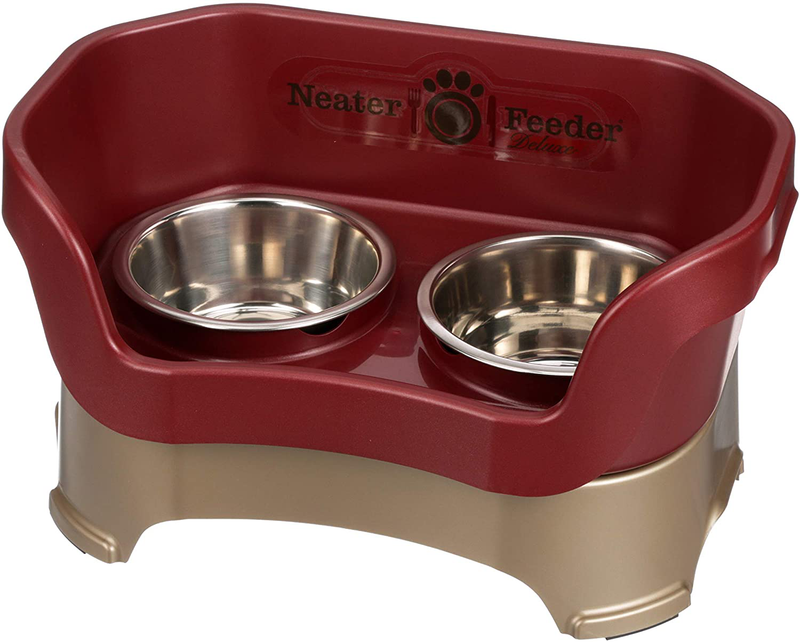 Neater Pet Brands - Neater Feeder Deluxe Dog and Cat Variations and Colors Animals & Pet Supplies > Pet Supplies > Dog Supplies Neater Pet Brands Cranberry Medium 