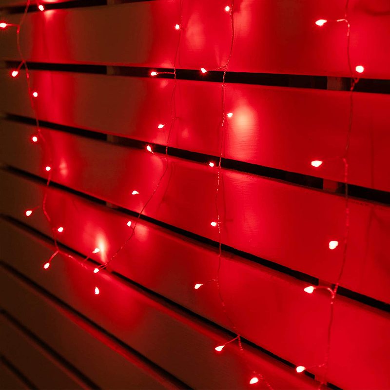 Firecracker Lights, 6.5Ft 40 LED String Lights Battery Operated for Valentine'S Day Wedding Engagement Mother'S Day Indoor Outdoor Bedroom Garden Party Decoration (Red) Home & Garden > Decor > Seasonal & Holiday Decorations Hiboom   