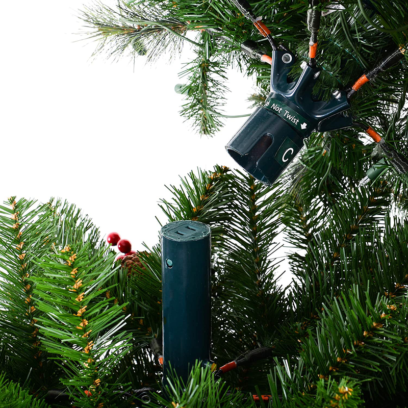 MARTHA STEWART Pinecone and Berry Pre-Lit Artificial Christmas Tree, 7.5 Feet, Clear Lights Home & Garden > Decor > Seasonal & Holiday Decorations > Christmas Tree Stands MARTHA STEWART   