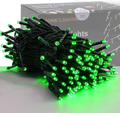 HOME LIGHTING 200 LED 66FT Christmas String Lights, St Patricks Day Fairy Lights with 8 Lighting Modes, String Mini Lights Plug in for Indoor Outdoor Tree Garden Wedding Party Decoration, Green Home & Garden > Lighting > Light Ropes & Strings HOME LIGHTING Green  