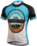 MR Strgao Men's Cycling Jersey Bike Short Sleeve Shirt Sporting Goods > Outdoor Recreation > Cycling > Cycling Apparel & Accessories Mengliya Blue 3X-Large 