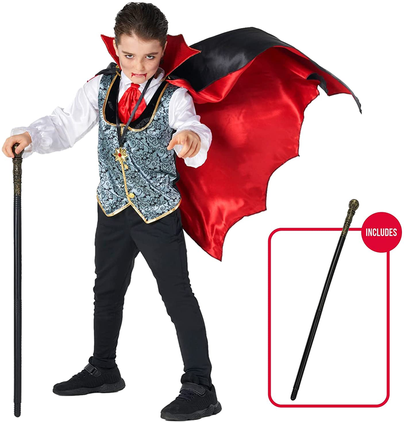 Morph Costumes Kids Dracula Vampire Gothic Costume Boys Spooky Halloween Costume Available In Sizes T2 S M L XL Apparel & Accessories > Costumes & Accessories > Costumes Morph   