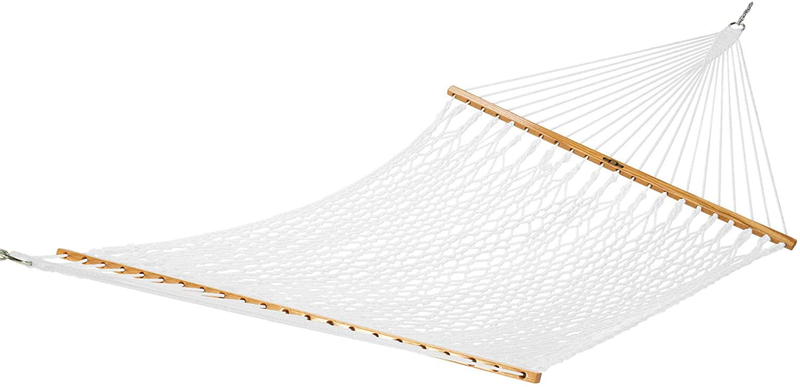 Original Pawleys Island 14OP Deluxe Original Polyester Rope Hammock with Free Extension Chains & Tree Hooks, Handcrafted in The USA, Accommodates 2 People, 450 LB Weight Capacity, 13 ft. x 60 in. Home & Garden > Lawn & Garden > Outdoor Living > Hammocks The Hammock Source Antique Brown  