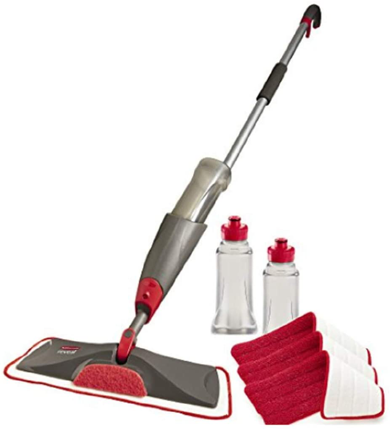 Rubbermaid Reveal Spray Microfiber Floor Mop Cleaning Kit for Laminate & Hardwood Floors, Spray Mop with Reusable Washable Pads, Commercial Mop Home & Garden > Kitchen & Dining > Food Storage Rubbermaid   