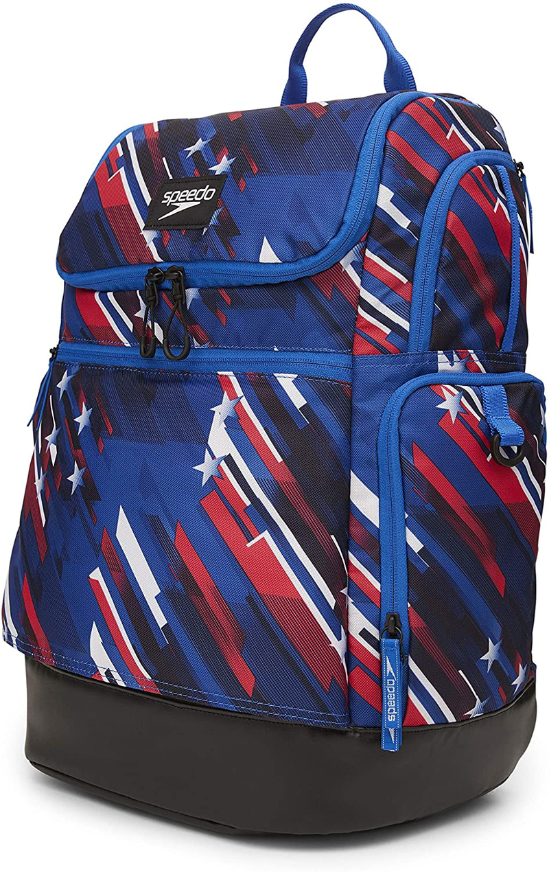 Speedo Large Teamster Backpack 35-Liter, Bright Marigold/Black, One Size Sporting Goods > Outdoor Recreation > Boating & Water Sports > Swimming Speedo Americana Red/White/Blue 2.0 One Size 