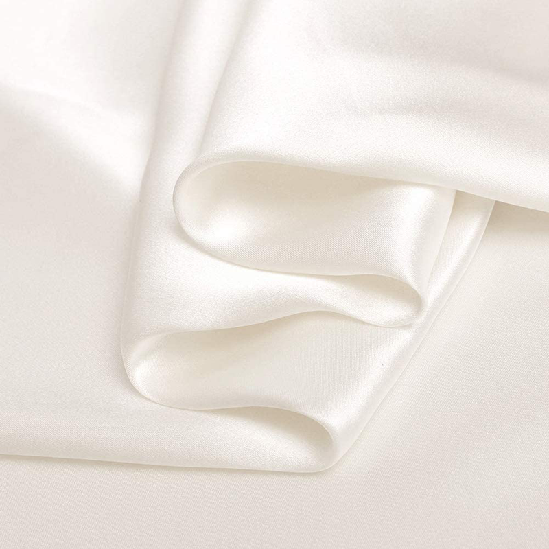 Raw White 100% Pure Silk Fabric Solid Color Charmeuse Fabrics by The Pre-Cut 2 Yards for Apparel Sewing Width 44 inch Arts & Entertainment > Hobbies & Creative Arts > Arts & Crafts > Crafting Patterns & Molds > Sewing Patterns TPOHH   