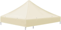 Ez pop Up Instant Canopy 10'X10' Replacement Top Gazebo EZ Canopy Cover Only Patio Pavilion Sunshade Polyester-Beige Home & Garden > Lawn & Garden > Outdoor Living > Outdoor Structures > Canopies & Gazebos BenefitUSA ECRU  