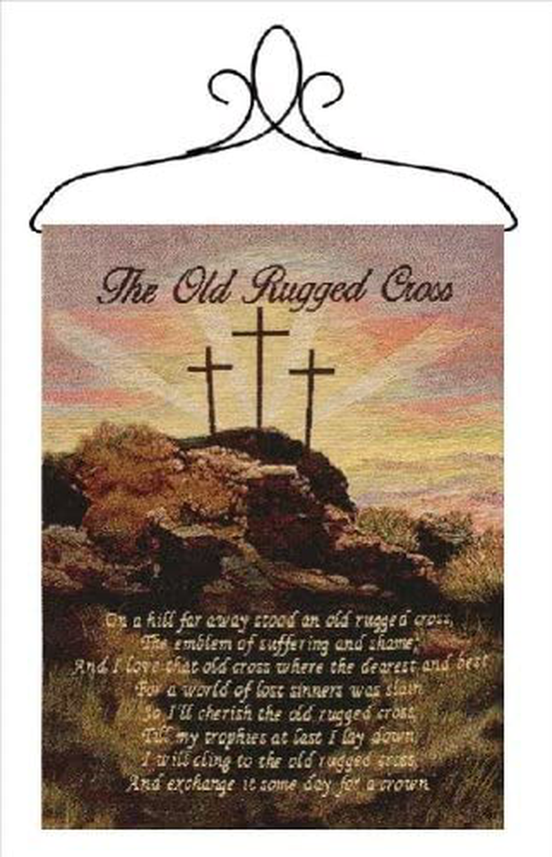 Manual Inspirational Collection 13 X 18-Inch Wall Hanging with Frame, Ten Commandments Home & Garden > Decor > Artwork > Decorative Tapestries Manual Woodworker Old Rugged Cross 13 by 18-Inch 