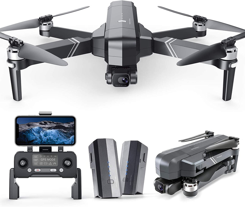 Ruko F11Gim Drones with Camera for Adults, 2-Axis Gimbal 4K EIS Camera, 2 Batteries 56Mins Flight Time,Brushless Motor, 5GHz FPV Transmission, GPS Auto Return Home, 5times Zoom No Fisheye Cameras & Optics > Cameras > Film Cameras Ruko Default Title  