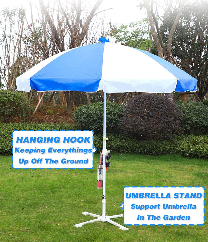 ELFJOY Beach Umbrella Stand Foldable Adjustable Portable Sunshade Umbrella Base Holder Outdoor with Water Weight Bag (Stand and Bag) Home & Garden > Lawn & Garden > Outdoor Living > Outdoor Umbrella & Sunshade Accessories ELFJOY   