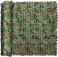 Fulllit Camo Netting, Camouflage Netting, Hunting Blind Camo Net, Army Party Decorations, Sunshade Fence Nets, Lightweight, Bulk Roll, Mesh, Great for Camping, Shooting, Photograph, Car Cover, Outdoor Sporting Goods > Outdoor Recreation > Camping & Hiking > Mosquito Nets & Insect Screens FullLit Woodland 16.4ftx5ft/5M*1.5M 