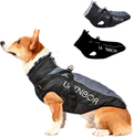 Dog Winter Coats Jackets with Harness Reflective Dog Coat for Cold Weather, Waterproof Dog Snow Coat Zip up Dog Jacket Warm Sports Clothes Apparel for Small Medium Large and Extra Large Dogs Animals & Pet Supplies > Pet Supplies > Dog Supplies > Dog Apparel UPXNBOR Grey Chest: 33" Back Length: 27.5" 