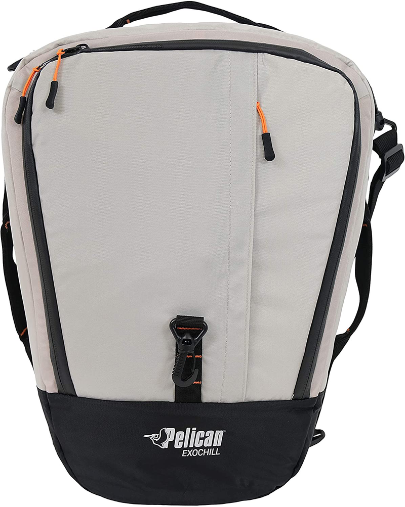 Pelican Sport - ExoChill - Cooler Bag - Fit in Most Tank Wells - Removable Shoulder Strap and Handles On Each Side - More Storage Compartement - PS3012-00, Black/Grey, 18.701 in Sporting Goods > Outdoor Recreation > Winter Sports & Activities Pelican   