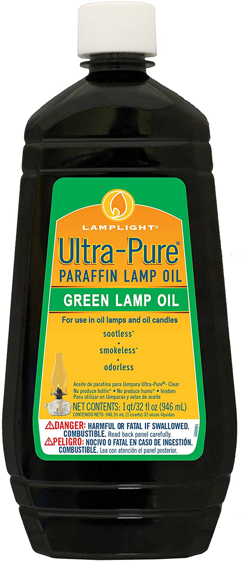 Lamplight, Green Ultra-Pure Lamp Oil, 32-Ounce Home & Garden > Lighting Accessories > Oil Lamp Fuel Lamplight Default Title  