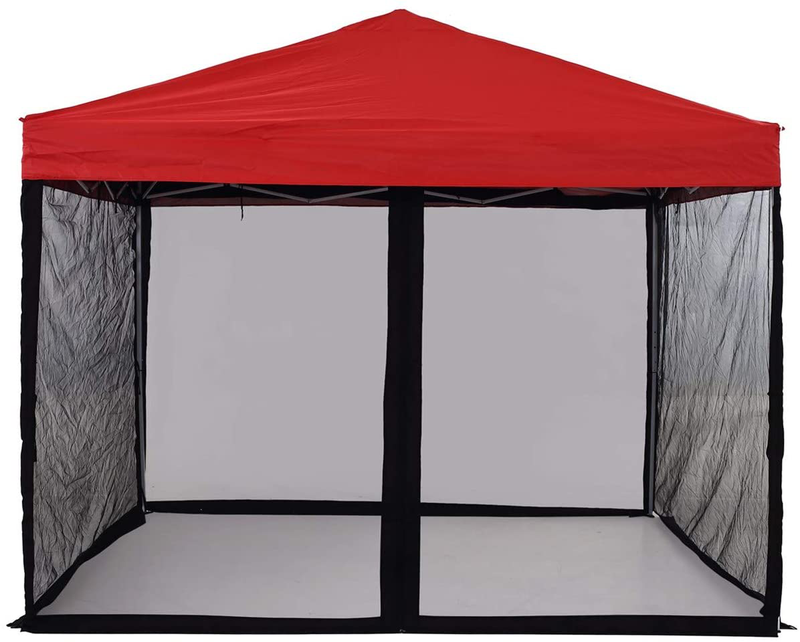 PCAFRS Mosquito Net with Zipper for Outdoor Camping Mosquito Net DIY Canopy Screen Wall Outdoor Mosquito Net for 10 X 10' Patio Gazebo and Tent (Only Mosquito Net Outdoor Tent Not Including) Sporting Goods > Outdoor Recreation > Camping & Hiking > Mosquito Nets & Insect Screens PCAFRS black  
