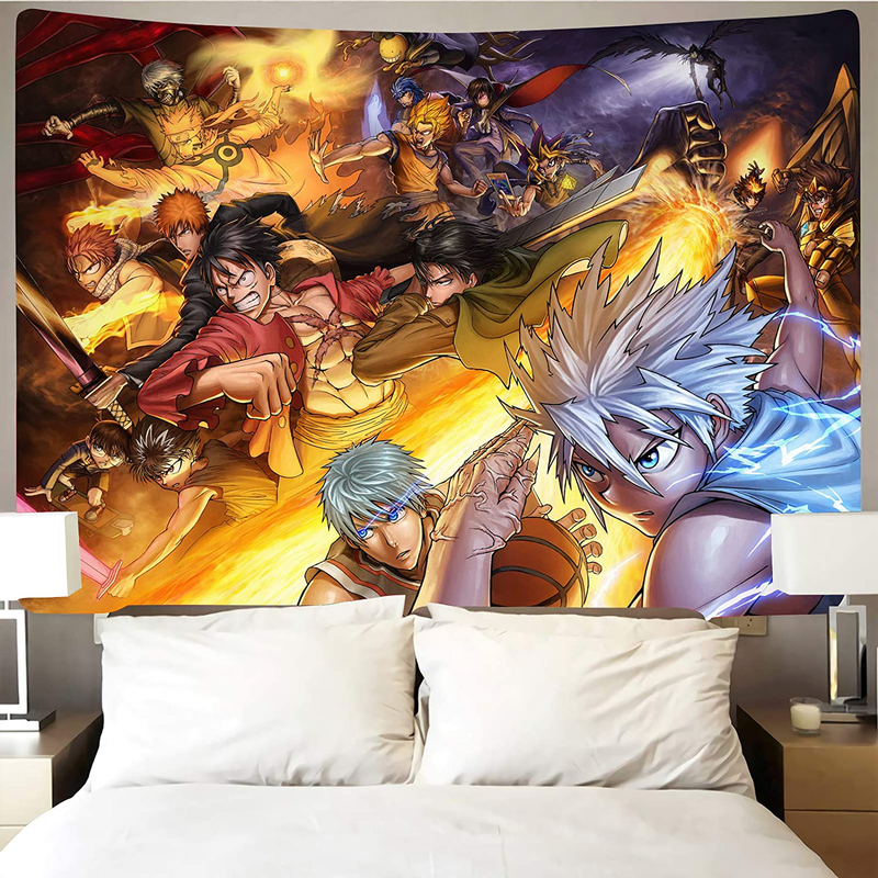 Timimo Anime Tapestry-Anime Poster Tapestry-Comic Character Tapestry-Japanese Hero Tapestry, Anime Theme Party Decoration… Home & Garden > Decor > Artwork > Decorative Tapestries Timimo Anime Poster Tapestry 60x80 in  